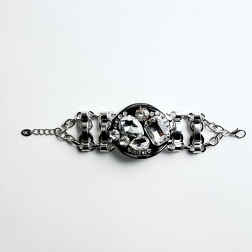 Zara Jewel Bracelet Silver NWT - Picture 2 of 5